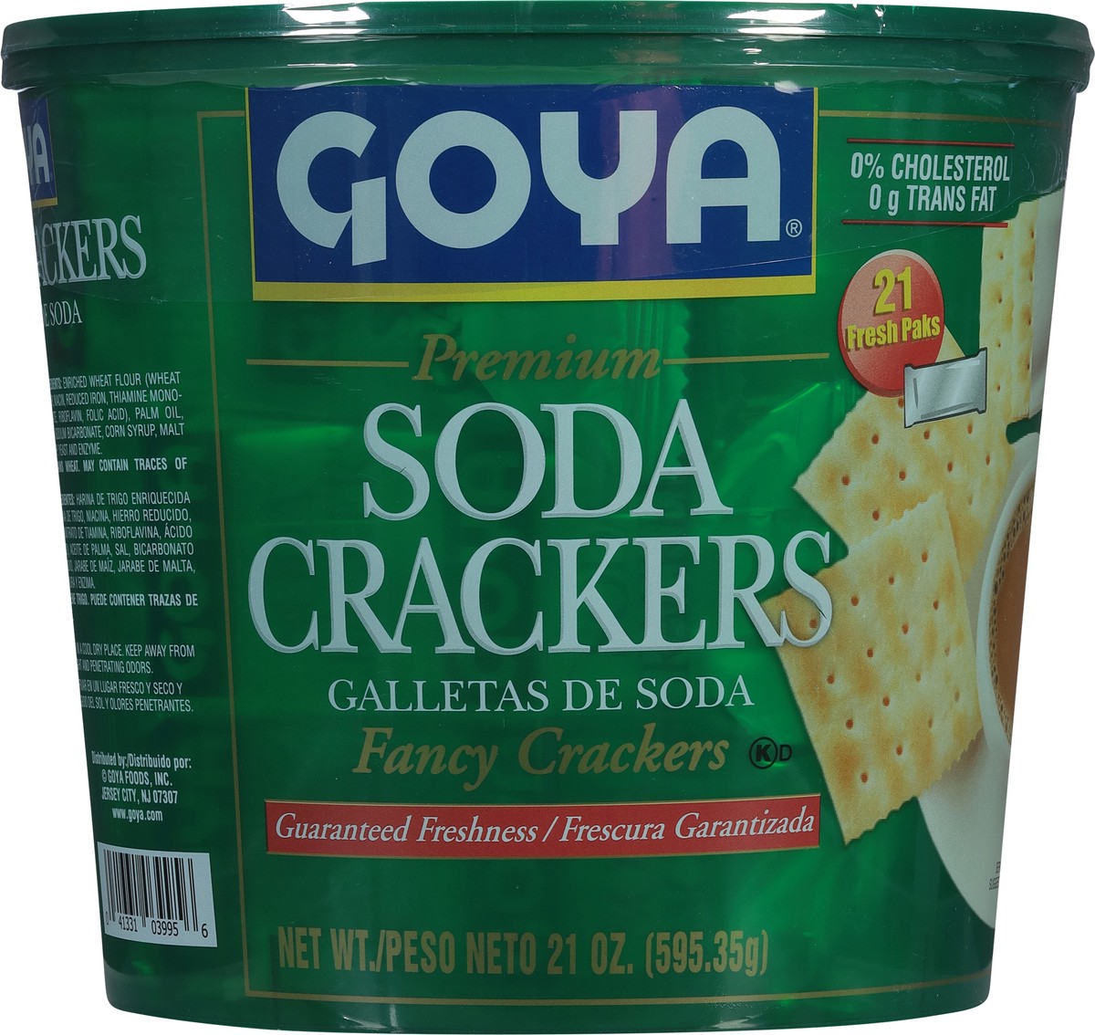 slide 2 of 9, Goya Fancy Premium Soda Crackers - 21 oz, 21 oz