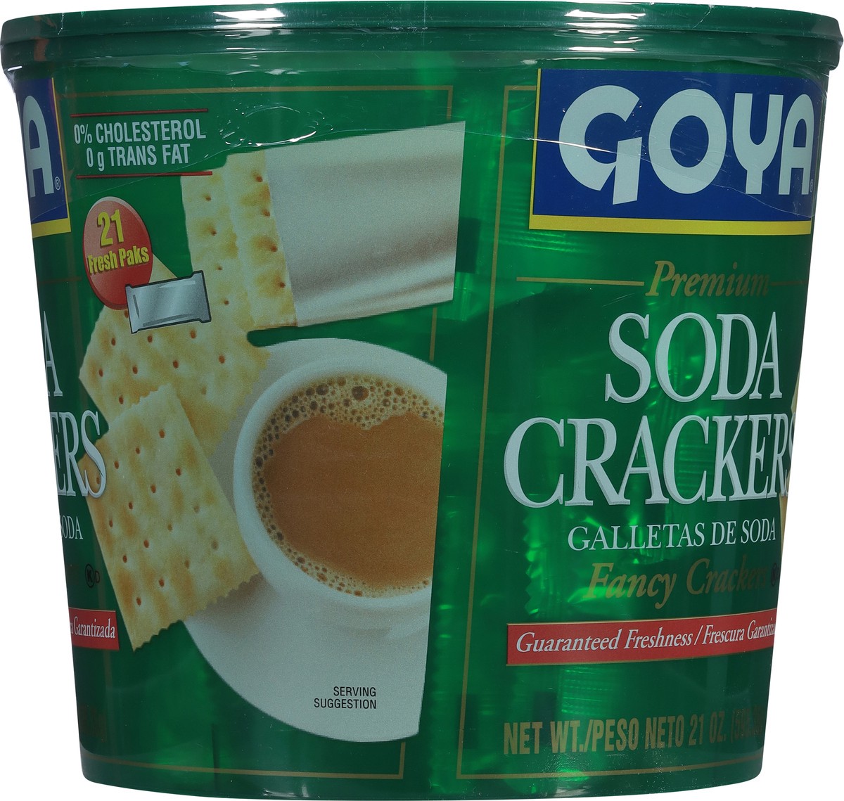 slide 9 of 9, Goya Fancy Premium Soda Crackers - 21 oz, 21 oz