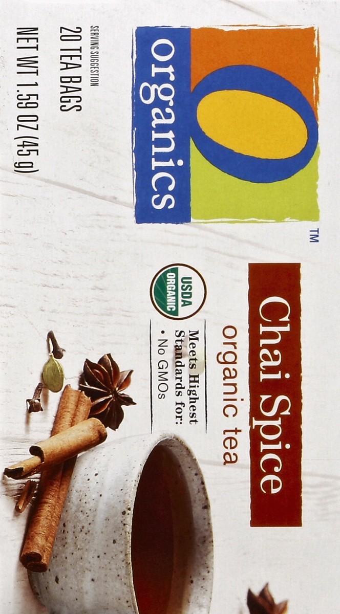 slide 2 of 5, O Organics Chai Spice Organic Tea, 20 ct