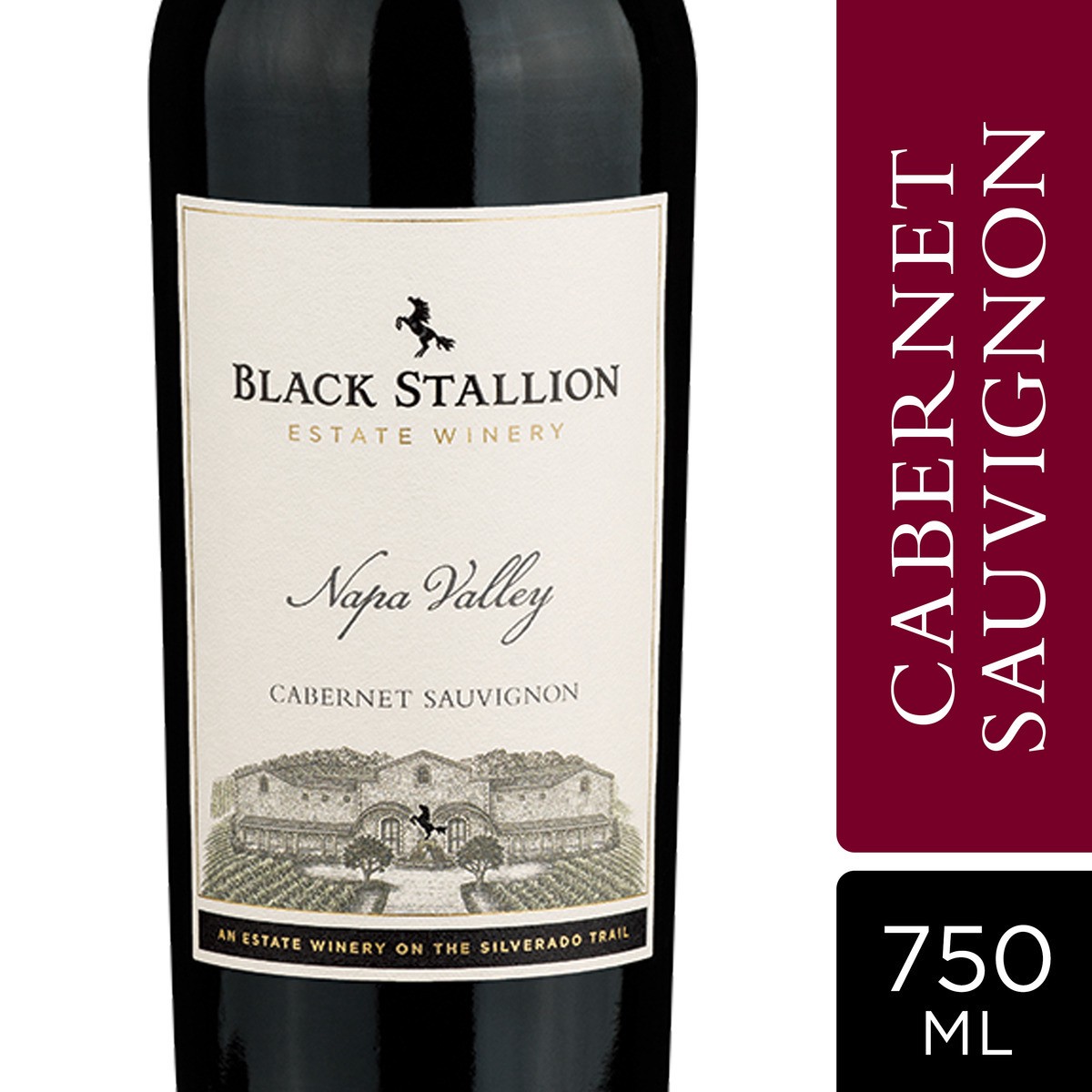 slide 1 of 9, Black Stallion Estate Winery Cabernet Sauvignon, 750 ml