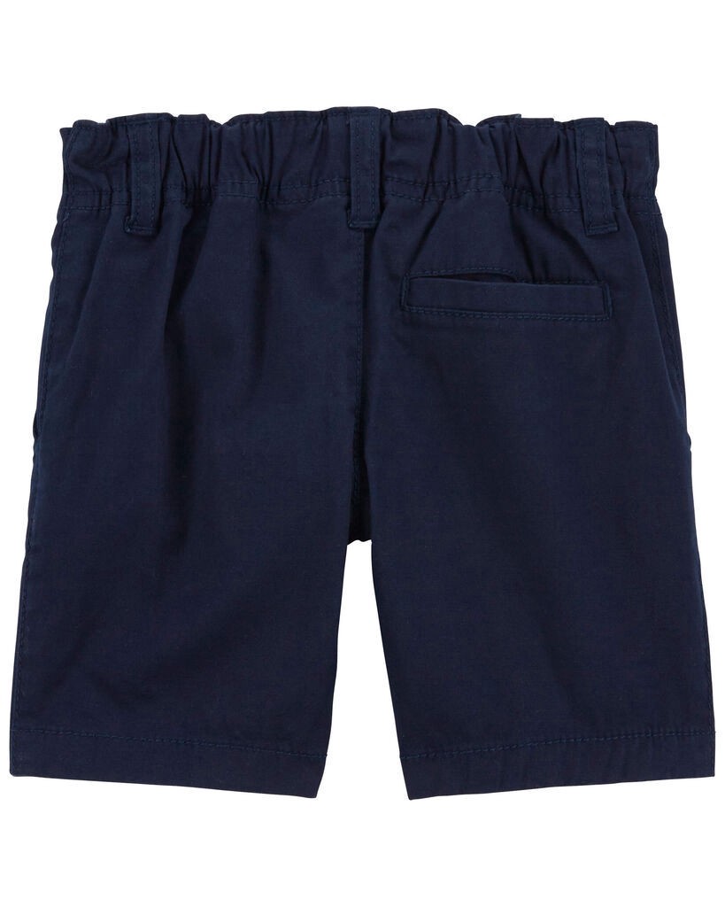 slide 3 of 4, Oshkosh Toddler Stretch Chino Shorts Navy 5T, 1 ct