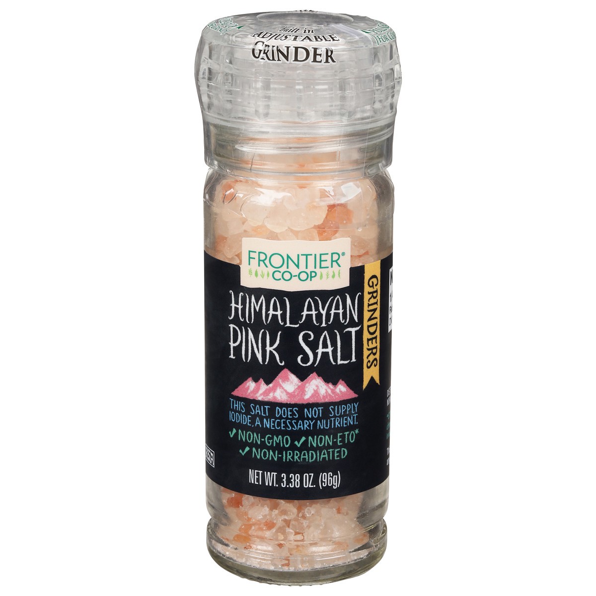 slide 1 of 1, Frontier Co-Op Grinders Himalayan Himalayan Pink Salt 3.38 oz, 3.4 oz