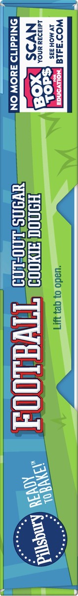 slide 2 of 12, Pillsbury Ready to Bake! Football Cut-Out Sugar Cookie Dough, 20 Pre-Cut Cookies, 7.2 oz, 20 ct