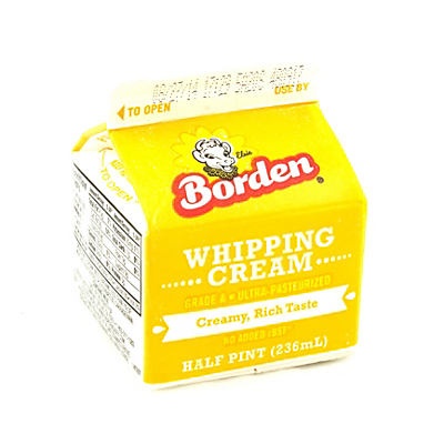slide 1 of 1, Borden Whipping Cream, 8 oz
