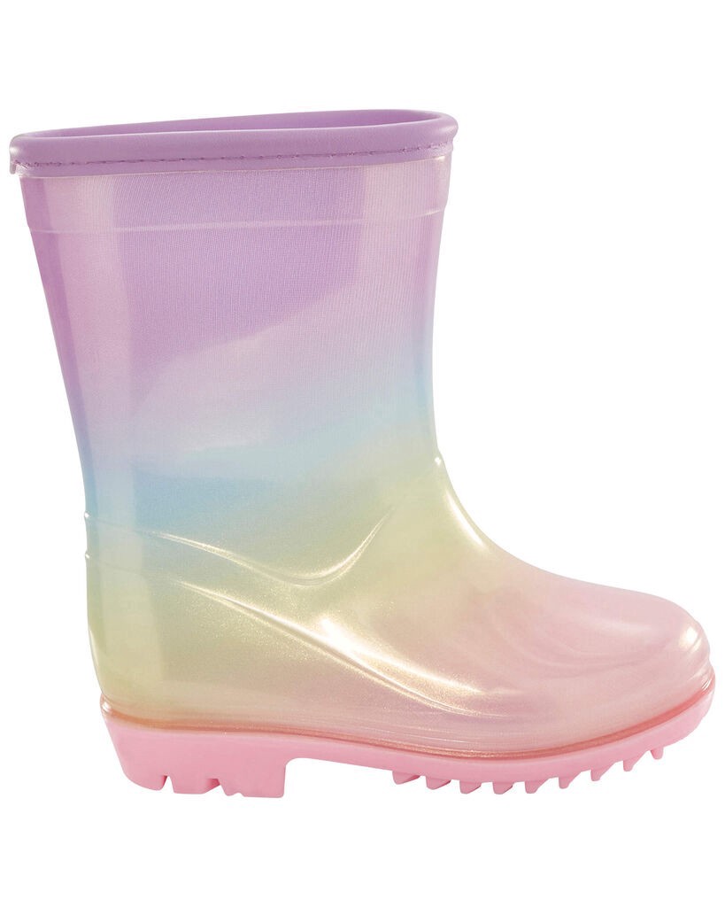 slide 4 of 6, Carter's Toddler Rainbow Rain Boots Multi 8, 1 ct