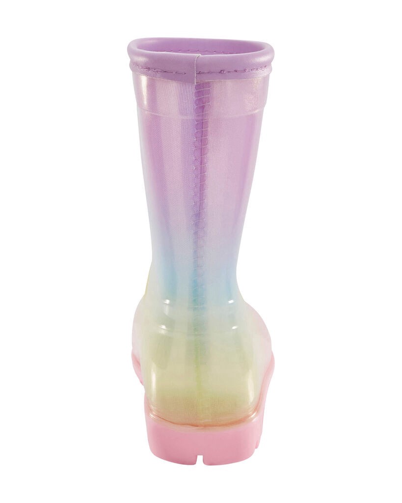 slide 5 of 6, Carter's Toddler Rainbow Rain Boots Multi 8, 1 ct