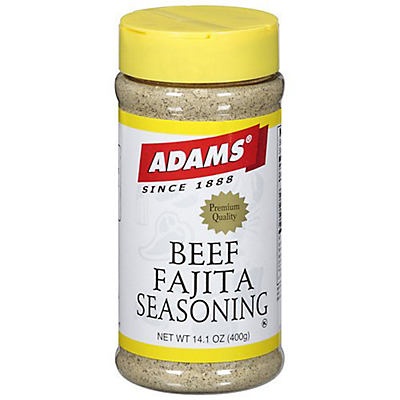 slide 1 of 1, Adams Beef Fajita Seasoning, 14.1 oz