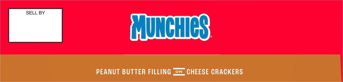 slide 2 of 14, Munchies Sandwich Crackers Real Peanut Butter Baked Cheese 1.42 Oz 8 Count, 8 ct