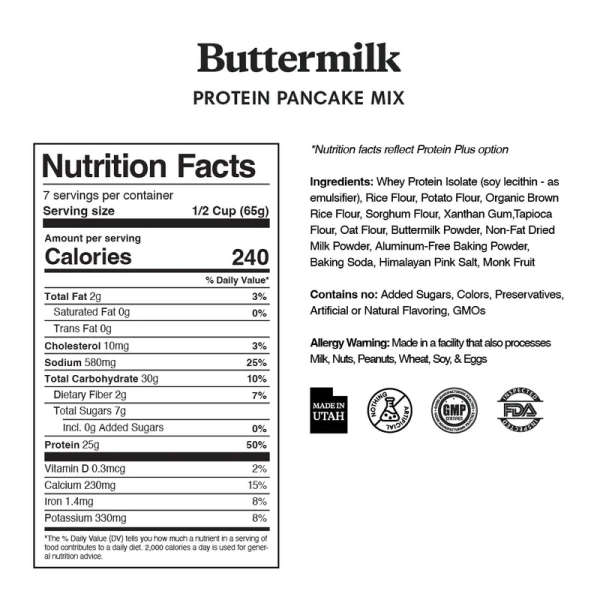 slide 4 of 9, Prodough Bakery Buttermilk Pancake Waffle Mix, 16 oz
