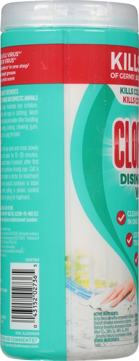 slide 3 of 9, Cloralen Disin Wipes Seasde, 35 ct