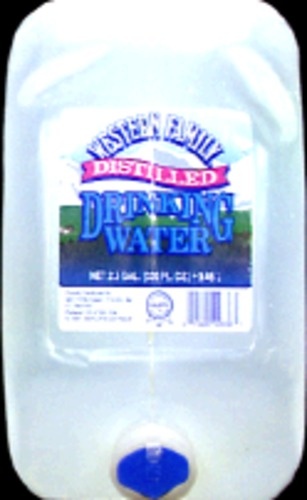 slide 1 of 1, Western Family Distilled Water - 2.5 gal, 2.5 gal