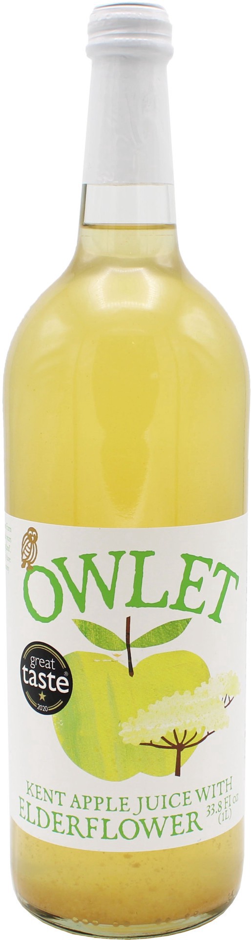 slide 1 of 1, Owlet Elderflower Kent Apple Juice, 1 liter