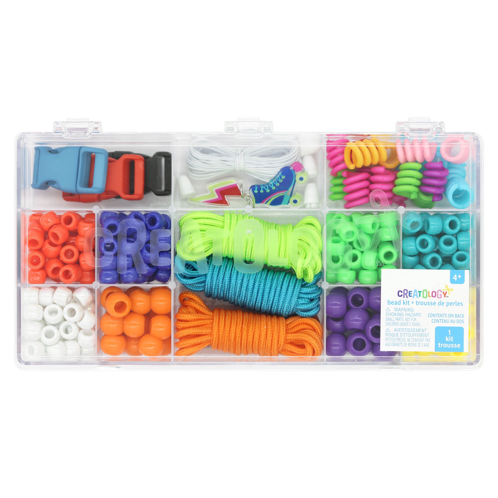 slide 4 of 4, Sports Paracord Bead Kit By Creatology, 8.3 in x 4.5 in x 1.38 in