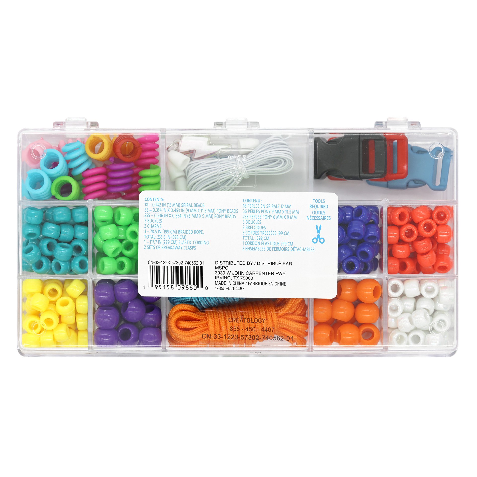slide 2 of 4, Sports Paracord Bead Kit By Creatology, 8.3 in x 4.5 in x 1.38 in