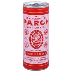 Parch Non-Alcoholic Sparkling Prickly Paloma Agave Cocktail 8.4 fl oz