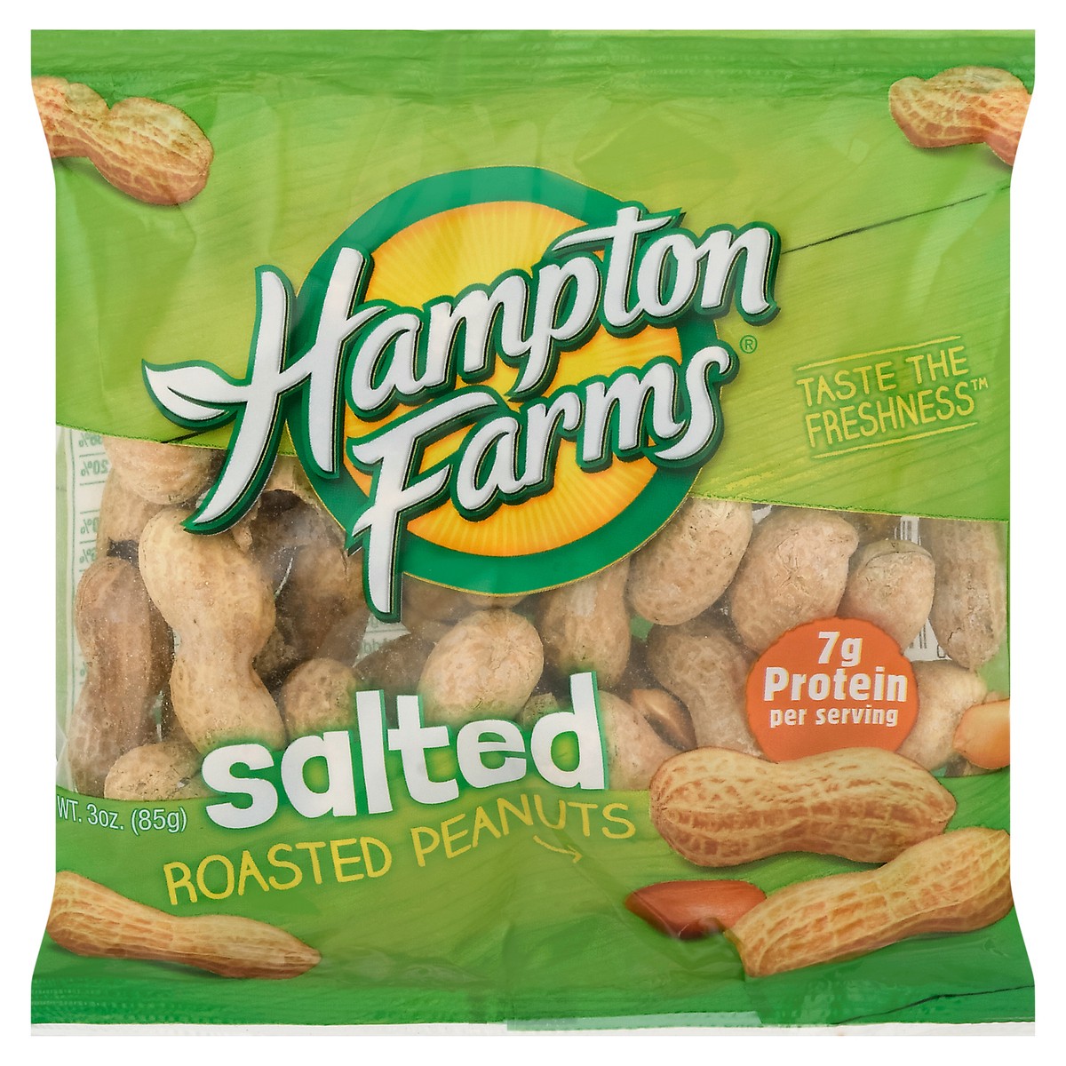 slide 11 of 13, Hampton Farms Roasted Salted Peanuts 3 oz, 3 oz