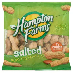 Hampton Farms Roasted Salted Peanuts 3 oz