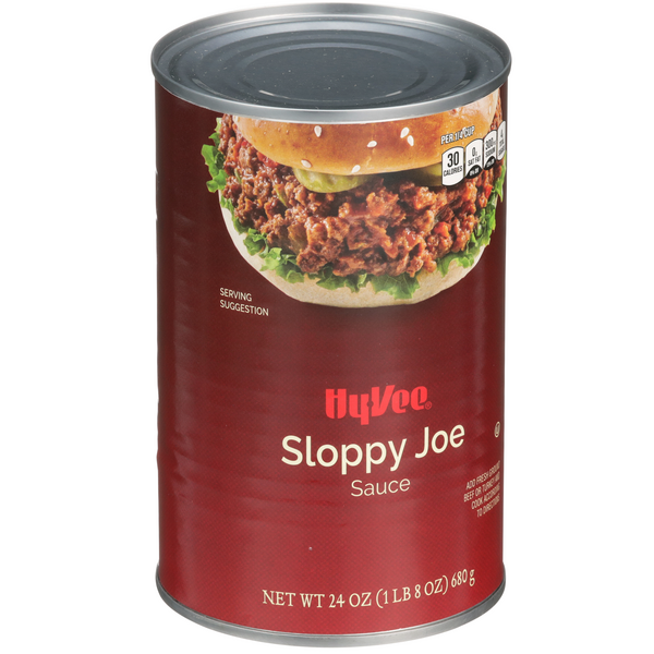slide 1 of 1, Hy-vee Sloppy Joe Sauce, 24 oz