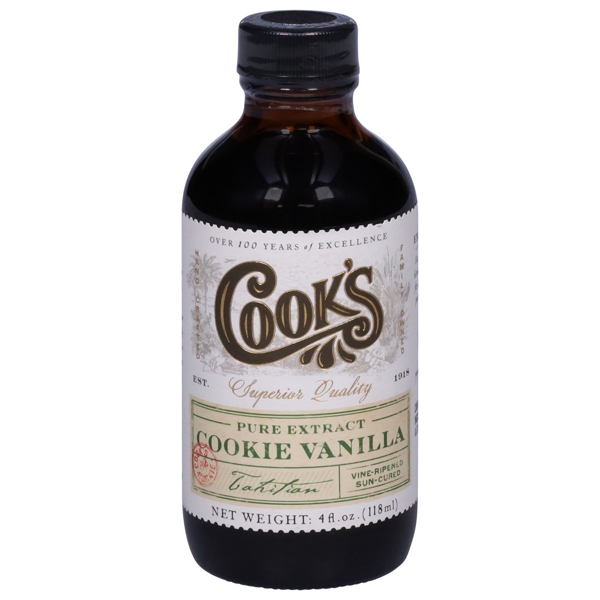 slide 12 of 13, Cook's Cookie Vanilla Pure Extract 4 fl oz, 4 fl oz