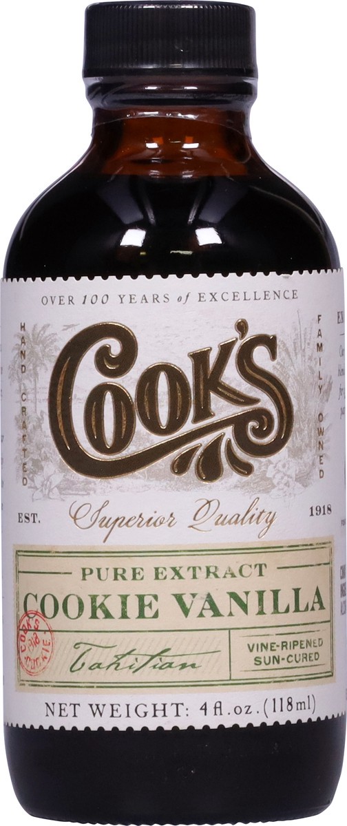 slide 13 of 13, Cook's Cookie Vanilla Pure Extract 4 fl oz, 4 fl oz