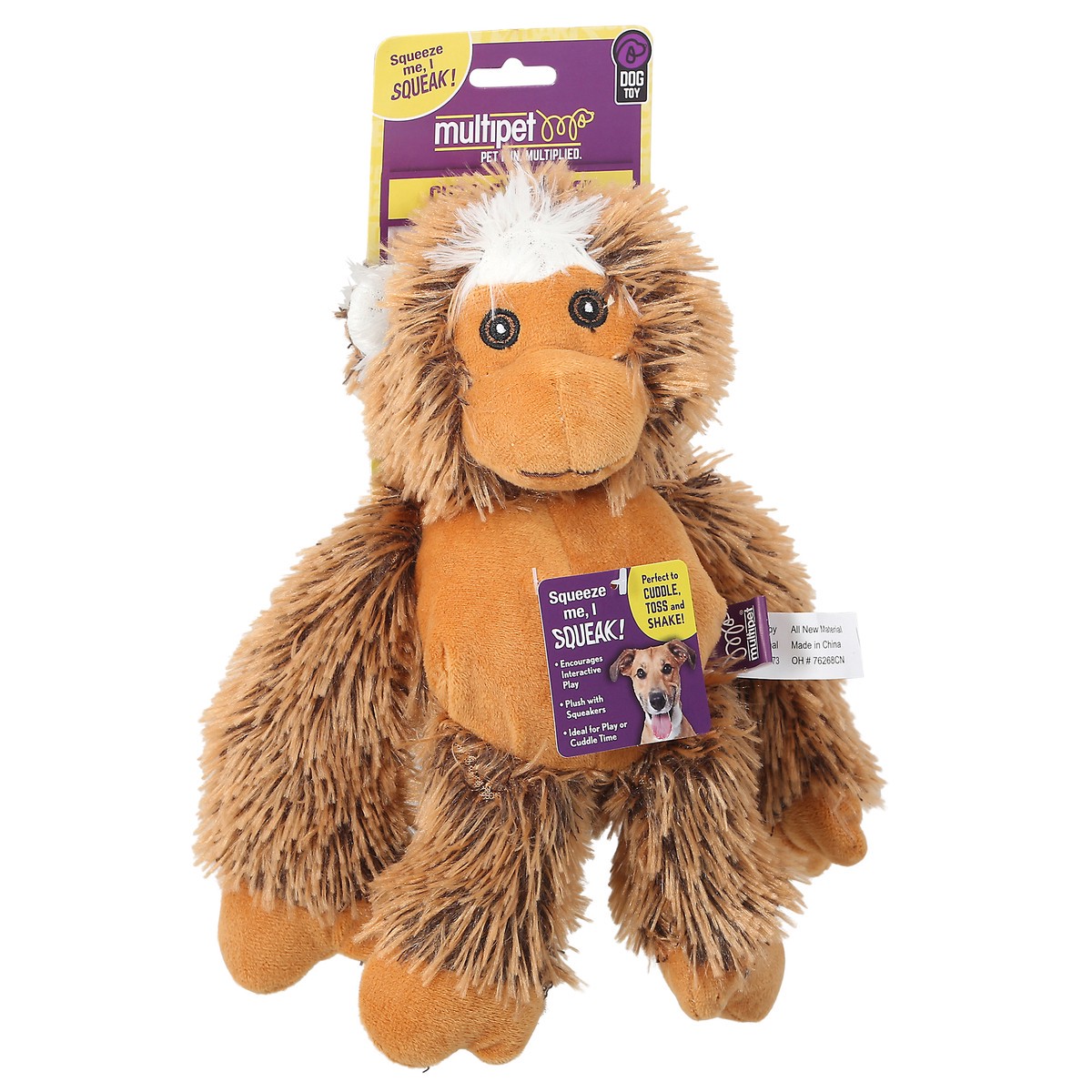 slide 2 of 9, Multipet Bark Buddy Animal Toy, 1 ct