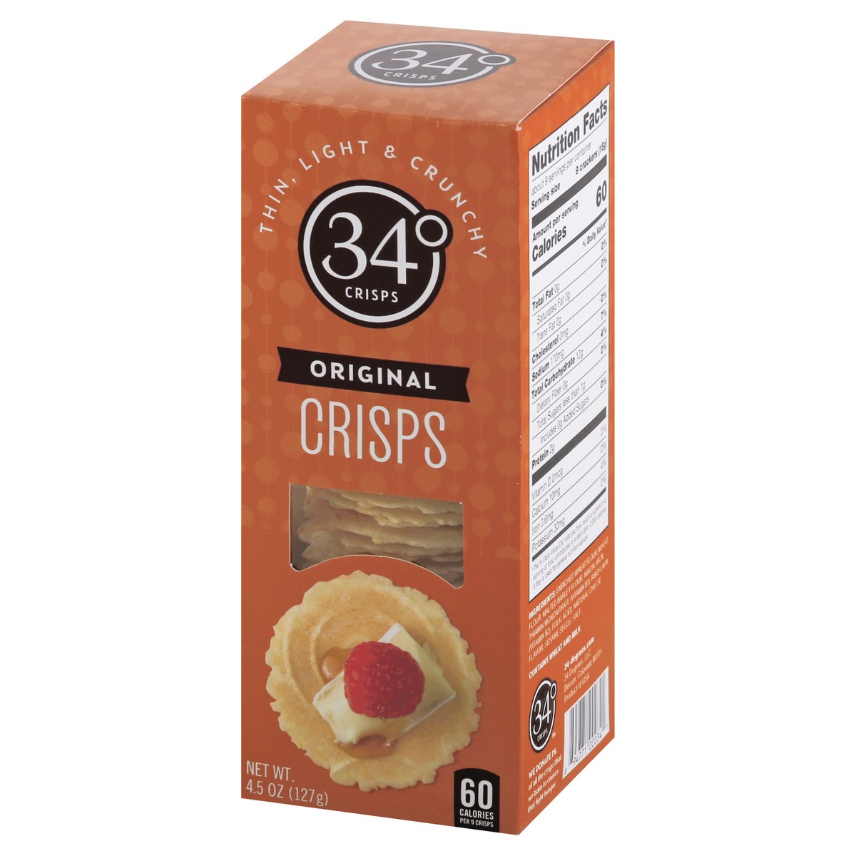 slide 8 of 9, 34 Degrees Original Crisps 4.5 oz, 4.5 oz