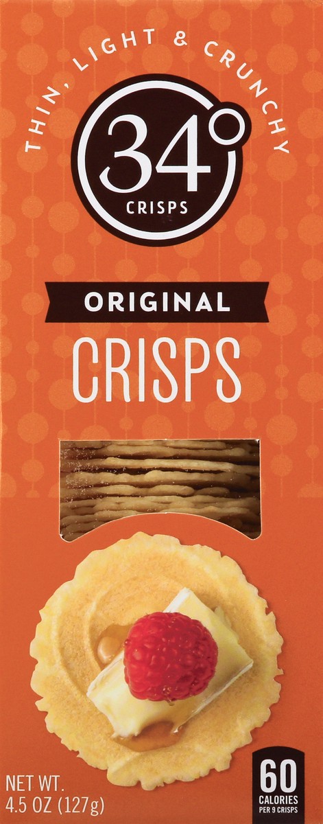 slide 9 of 9, 34 Degrees Original Crisps 4.5 oz, 4.5 oz