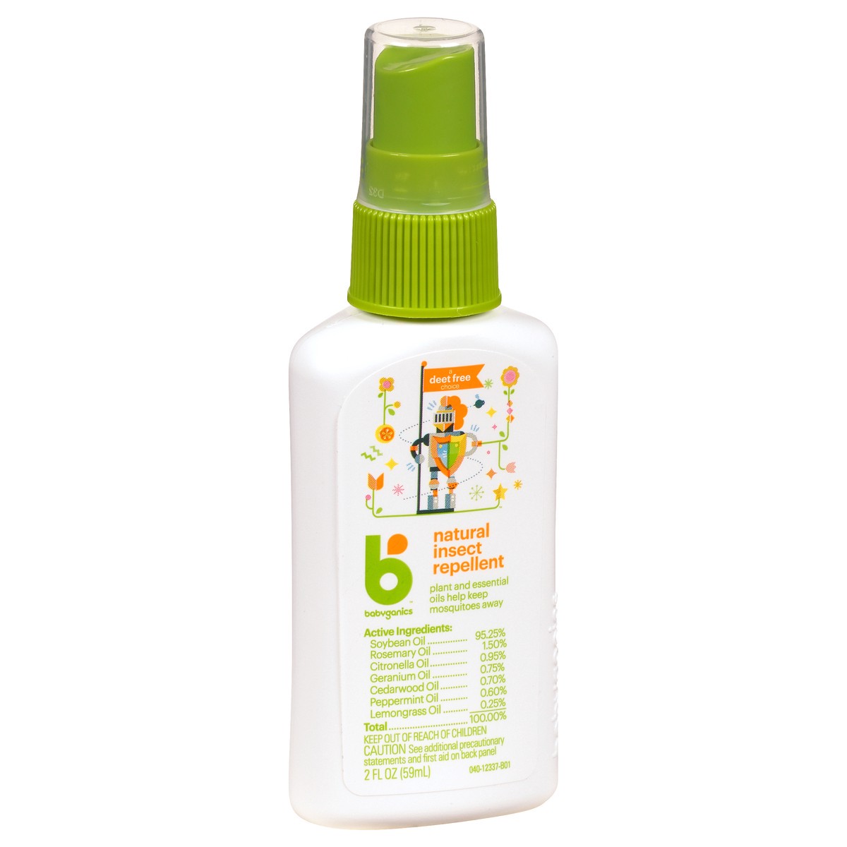 slide 2 of 9, Babyganics Natural Insect Repellent 2 oz, 2 oz