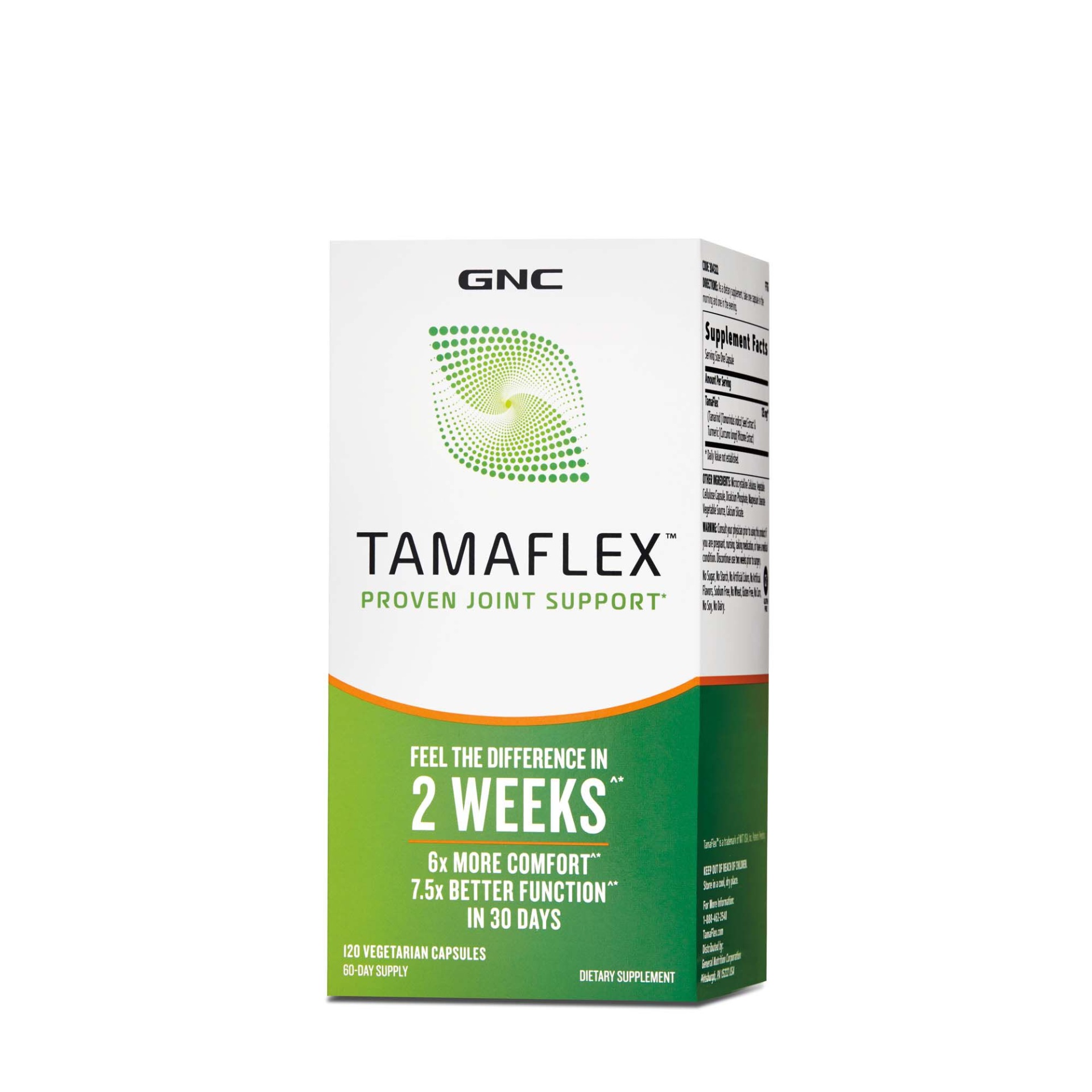 slide 1 of 1, GNC TamaFlex, 120 ct