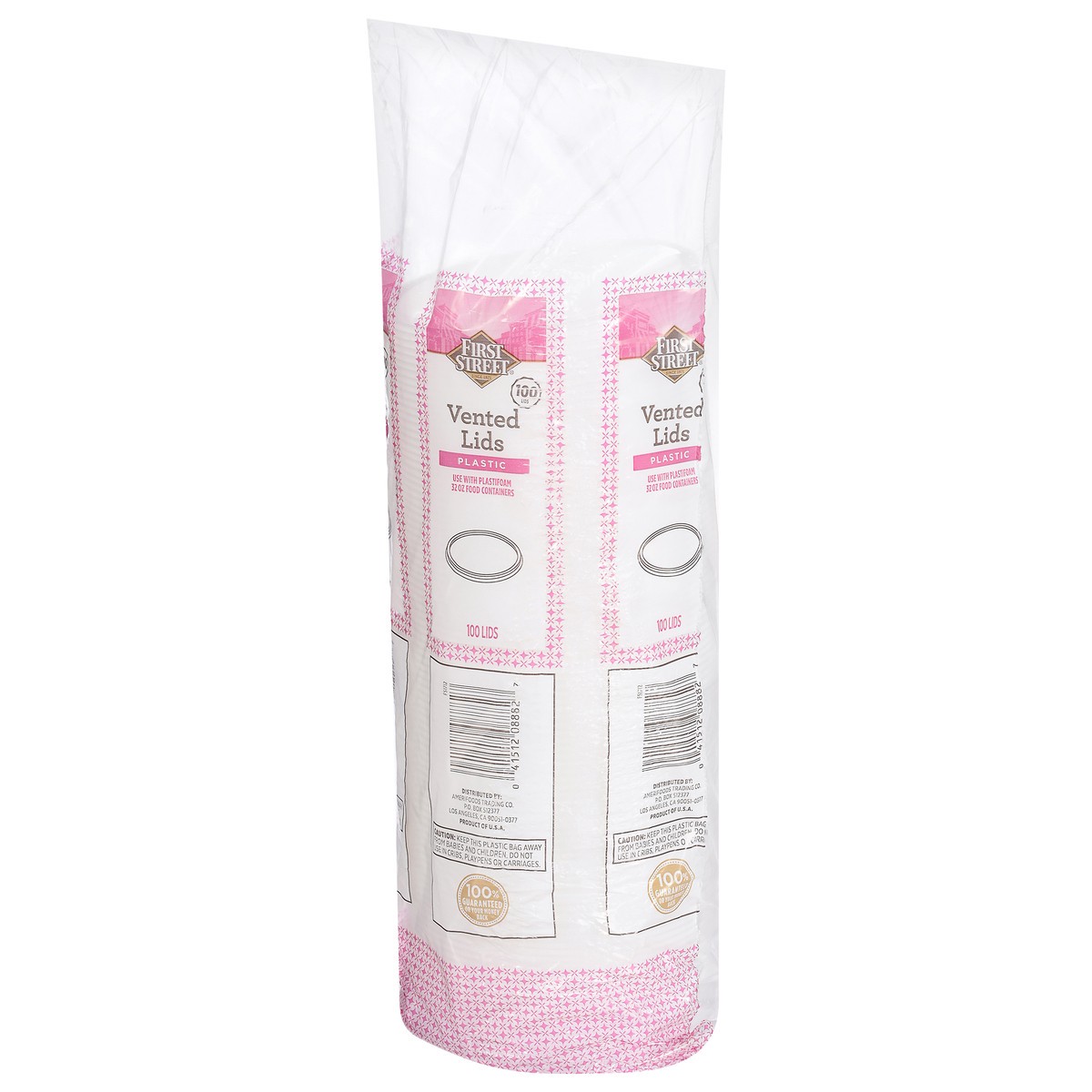 slide 4 of 12, Cb02 First Street Lid Trans For 32 Oz Food Container (BULK), 100 ct