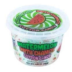 Dulces Tiajuana Watermelon with Chamoy Cotton Candy, 1.25 oz