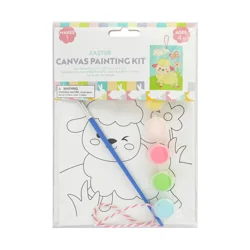 Meijer Corporate Seasonal Easter Lamb Mini Canvas Painting Kit, 7 in, 1 ct