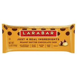 LÄRABAR, Gluten Free Bar, Peanut Butter Chocolate Chip, Vegan, 1.6 oz