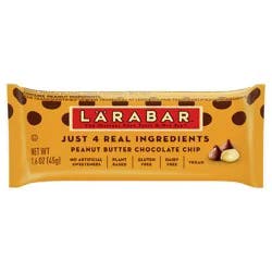 LÄRABAR, Gluten Free Bar, Peanut Butter Chocolate Chip, Vegan, 1.6 oz