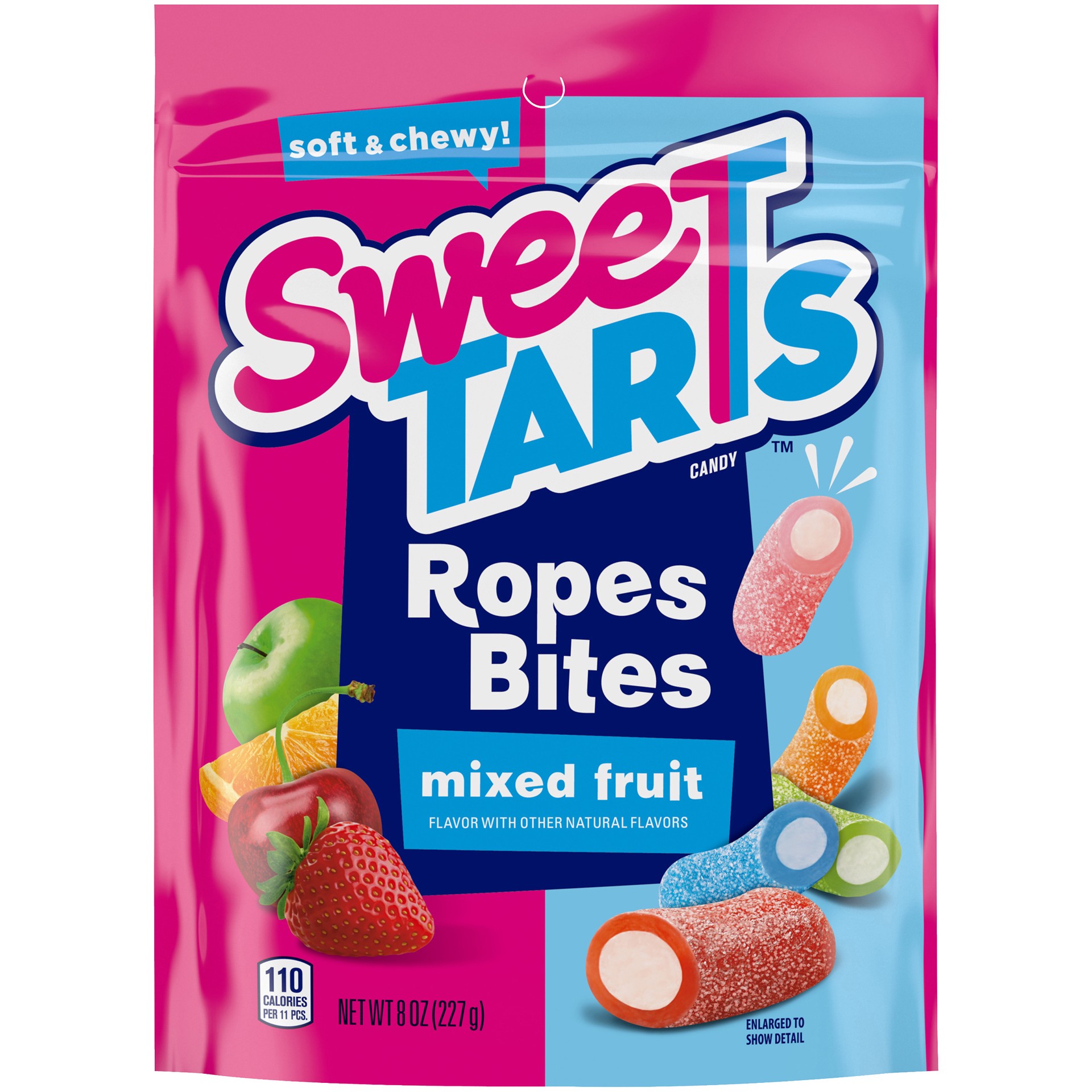 slide 1 of 5, Sweetarts Rope Bites Fruit Gummies - 8oz, 8 oz