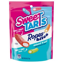 Sweetarts Mixed Fruit Rope Bites 8 Ounce SUB