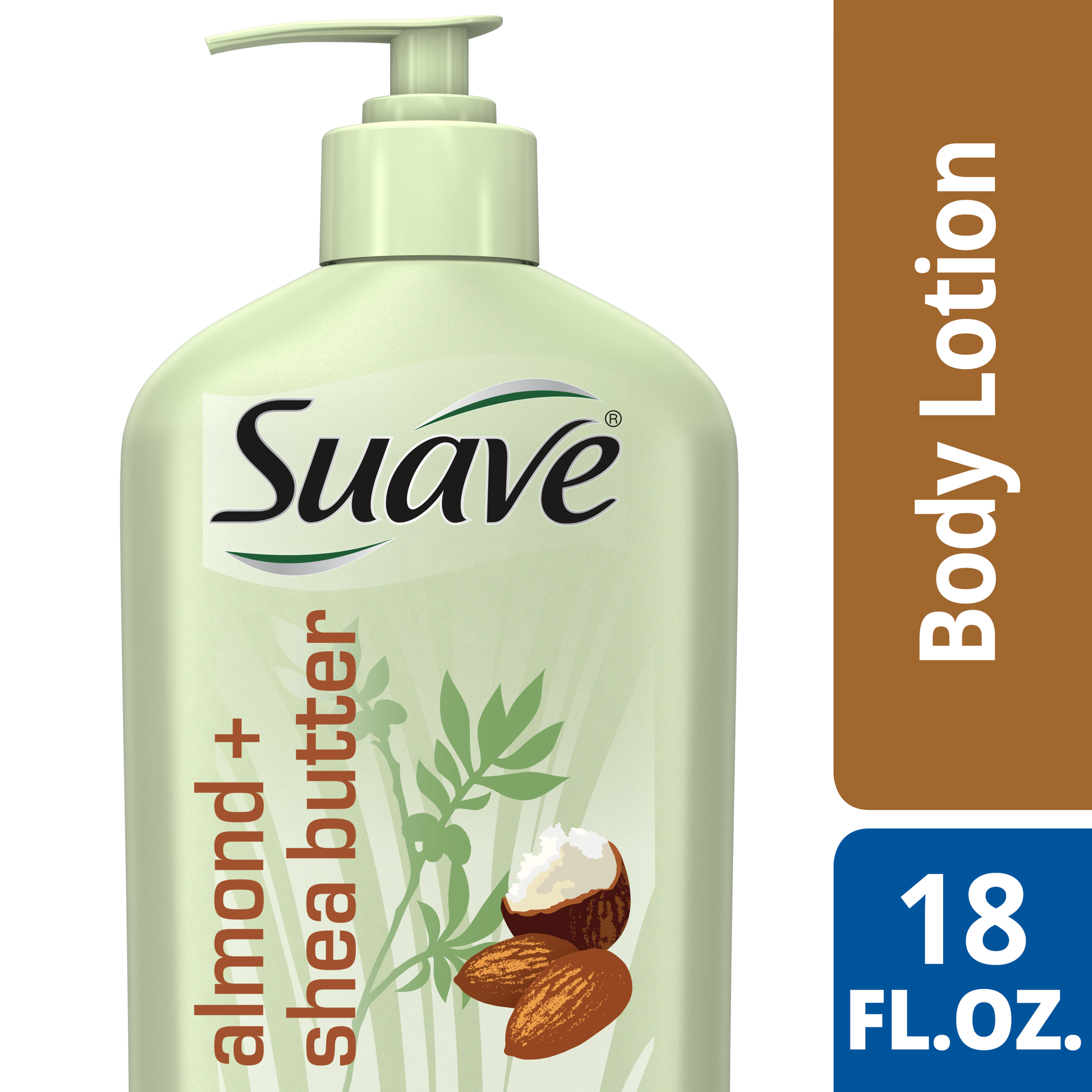 slide 1 of 3, Suave Almond Shea Butter Lotion, 18 fl oz