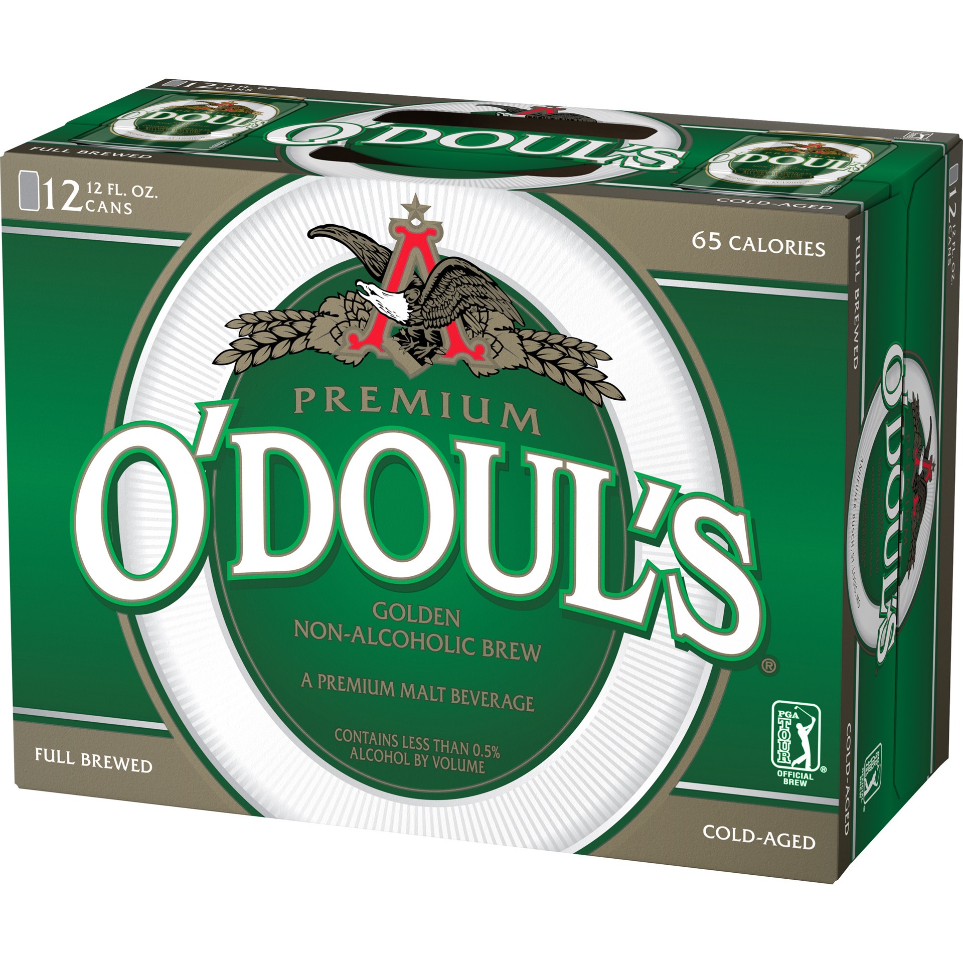 slide 3 of 4, O'Doul's Premium Golden Non-Alcoholic Brew, 12 Pack 12 FL OZ Cans, 12 ct