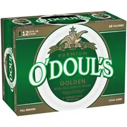 O'Doul's Premium Golden Non-Alcoholic Brew, 12 Pack 12 FL OZ Cans