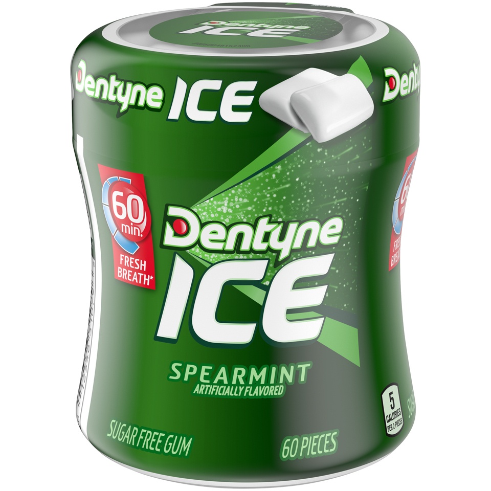 slide 4 of 9, Dentyne Ice Go Cup! Sugar-Free Spearmint Gum, 60 ct