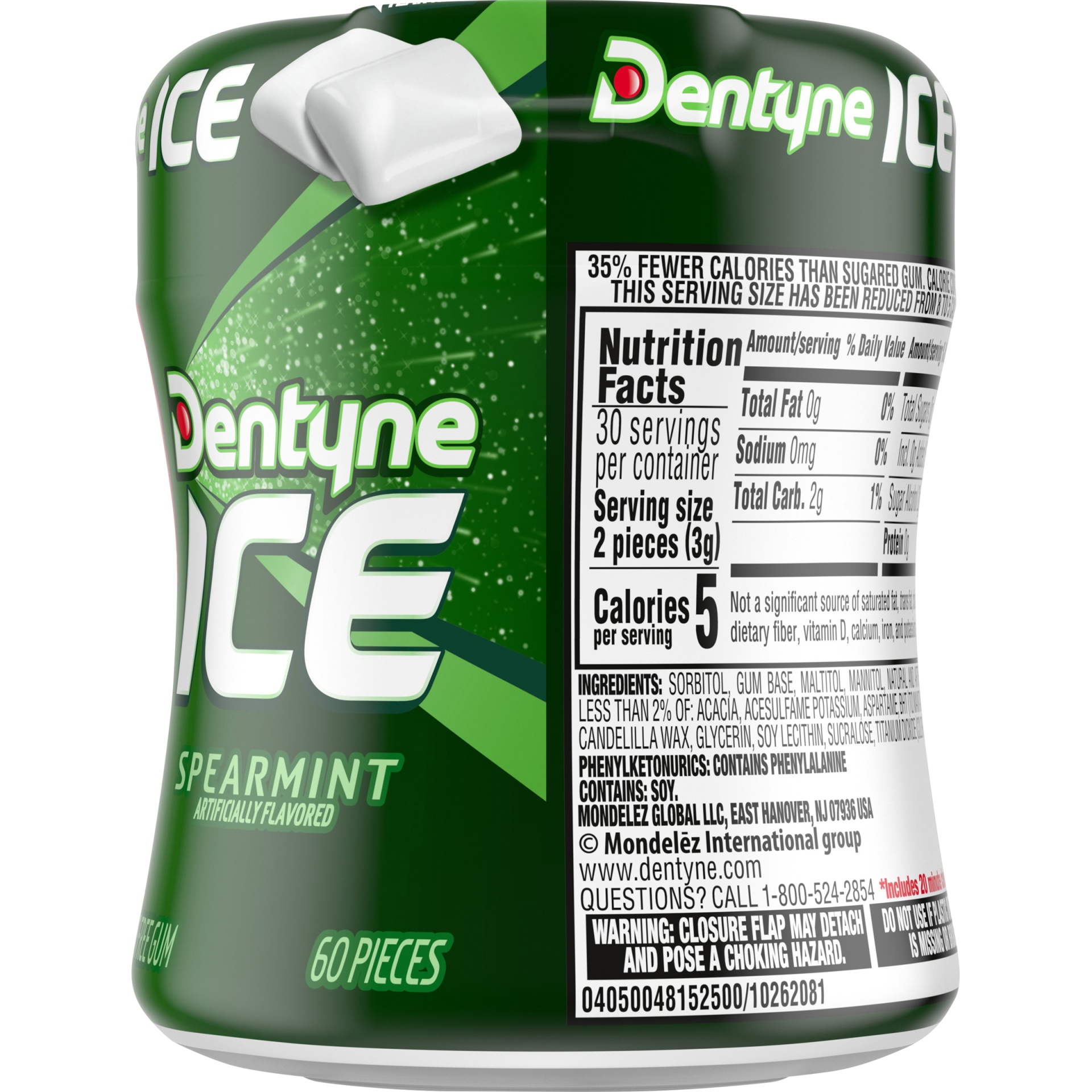 slide 7 of 9, Dentyne Ice Go Cup! Sugar-Free Spearmint Gum, 60 ct