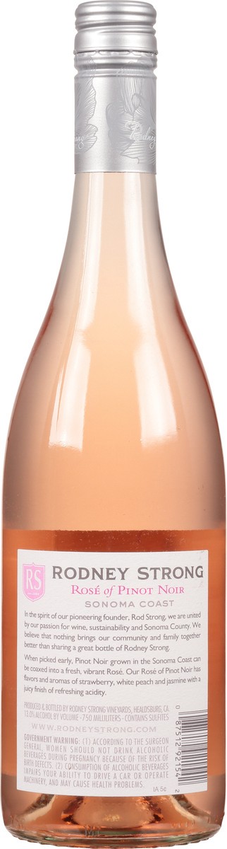 slide 8 of 9, Rodney Strong Vineyards Sonoma County Rose of Pinot Noir 750 ml, 750 ml