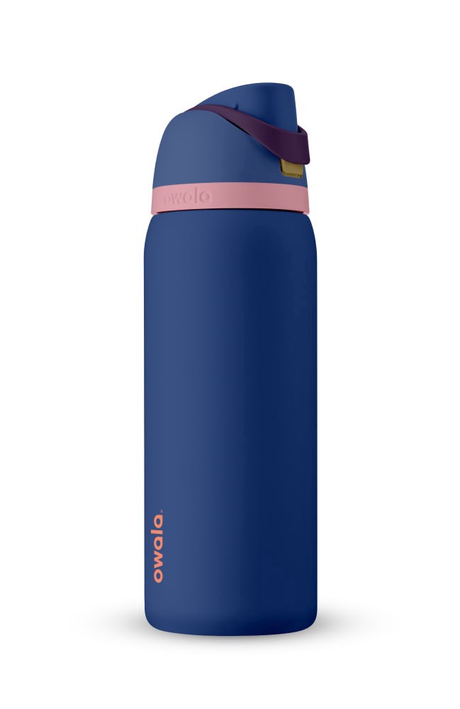 slide 1 of 1, Owala® FreeSip Stainless Steel Bottle - Blue Jay, 32 oz