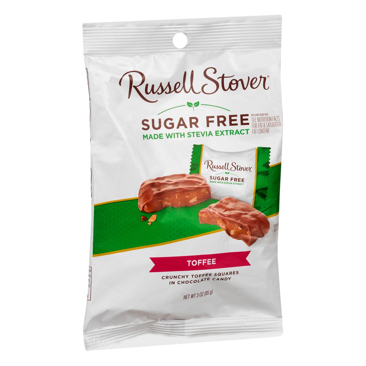 slide 2 of 11, Russell Stover Sugar Free Toffee Squares, 3 oz