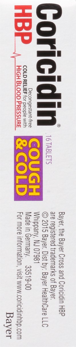 slide 7 of 9, Coricidin Cough Cold Tabs, 16 ct