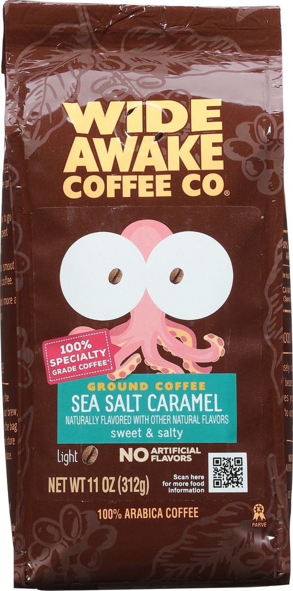 slide 4 of 11, Wide Awake Coffee Co. Ground Light Sea Salt Caramel Coffee 11 oz, 11 oz