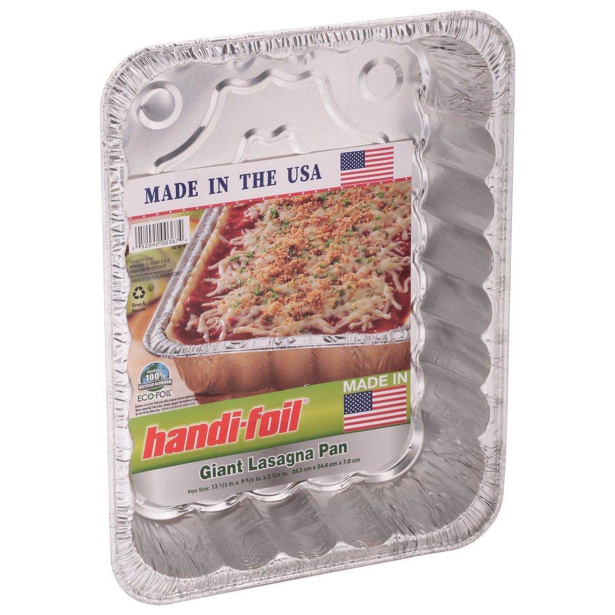 slide 8 of 10, Handi-foil Handi Foil Giant Giant Lasagna Pan, 1 ct