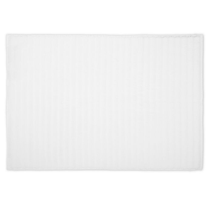 slide 1 of 1, Turkish Luxury Collection Turkish Luxury 20 x 28'' Ribbed Bath Mat - White'', 1 ct