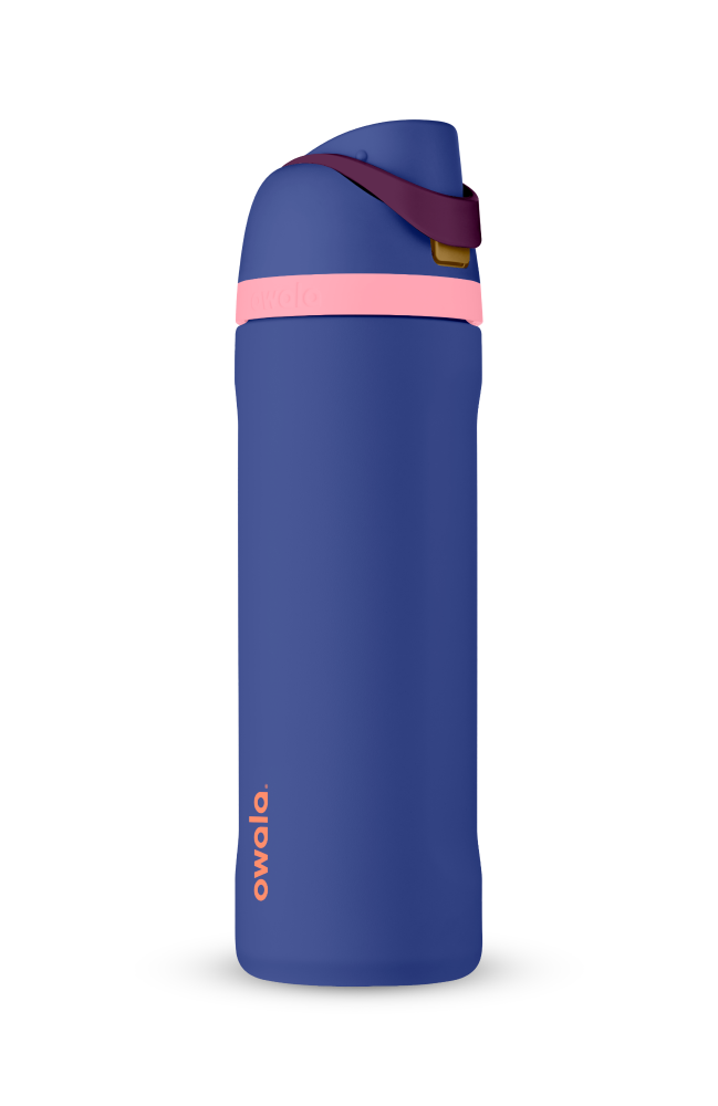 slide 1 of 1, Owala 24 Ounce FreeSip SS Blue Jay Tumbler, 24 oz