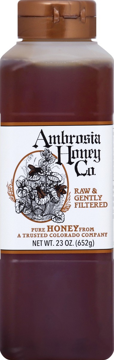 slide 2 of 2, Madhava Ambrosia Squeeze Honey, 23 oz